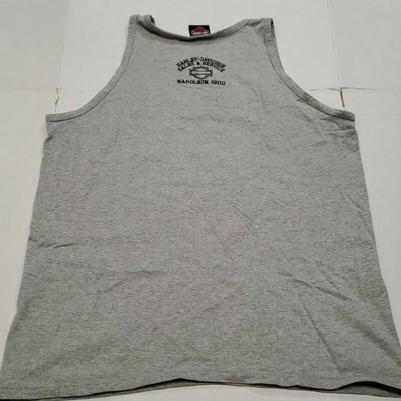Harley Davidson Napoleon Ohio Tank Top Shirt Large - Picture 3 of 9